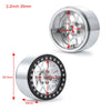 AXSPEED 4Pcs Metal 1.9"/2.2inch Beadlock Wheel Rims 25/35mm for Axial SCX10 Wraith TRX-4 D90 1/10 RC Crawler Car Upgrade Parts