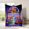 2024 New Inside Out 2 Plush Blanket Emotional Figures Summer Winter Flannel Blanket Soft Cozy Throw Sofa Bed Kids Birthday Gift