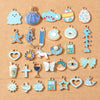 10pcs/Lot Random Mix Animal Charms Enamel Heart Flower Pendants for Jewelry Making DIY Earrings Necklace Craft Supplies