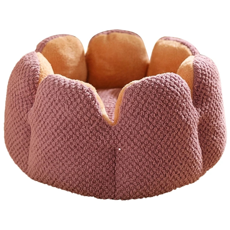 Bed House Lovely Cactus Flower Puppy Kennels Mat Winter Warm Beds Dropshipping