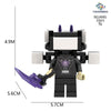 2024 New Skibidi Toilet Men vs. Monitor Building Blocks Super Titan TV Man Sound Man Children's Toy Birthday Building Block Gift