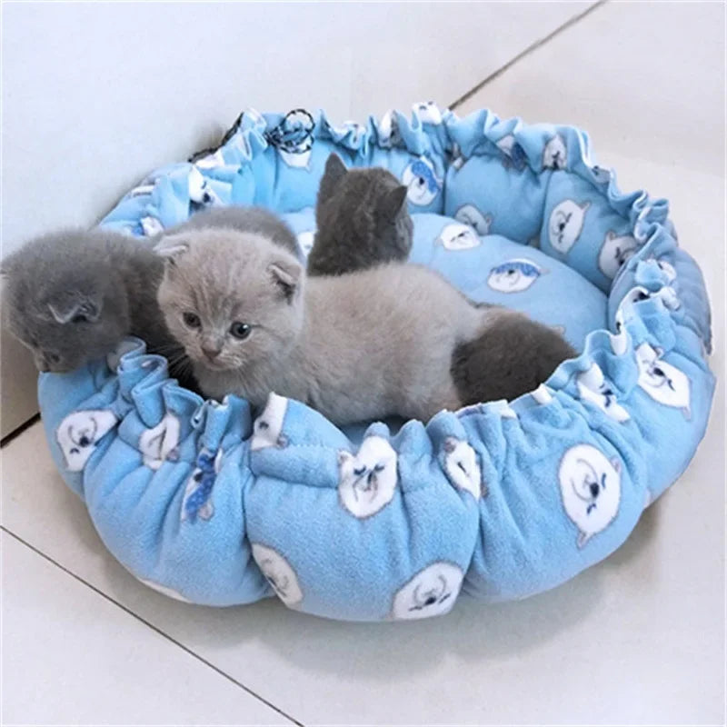 Drawstring Creative Soft Warm Nest Dual-Use Adjustable Pet Bed Nest Bed Pet Cushion For Cats Puppies Pet Supplies