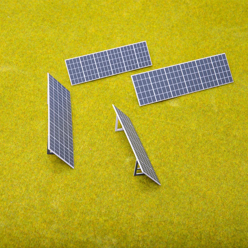 Scale 1:64 1:87 Simulation Solar Energy Model DIY Making Architecture Building Layout for Diorama Can't Generate Electricity 1Pc