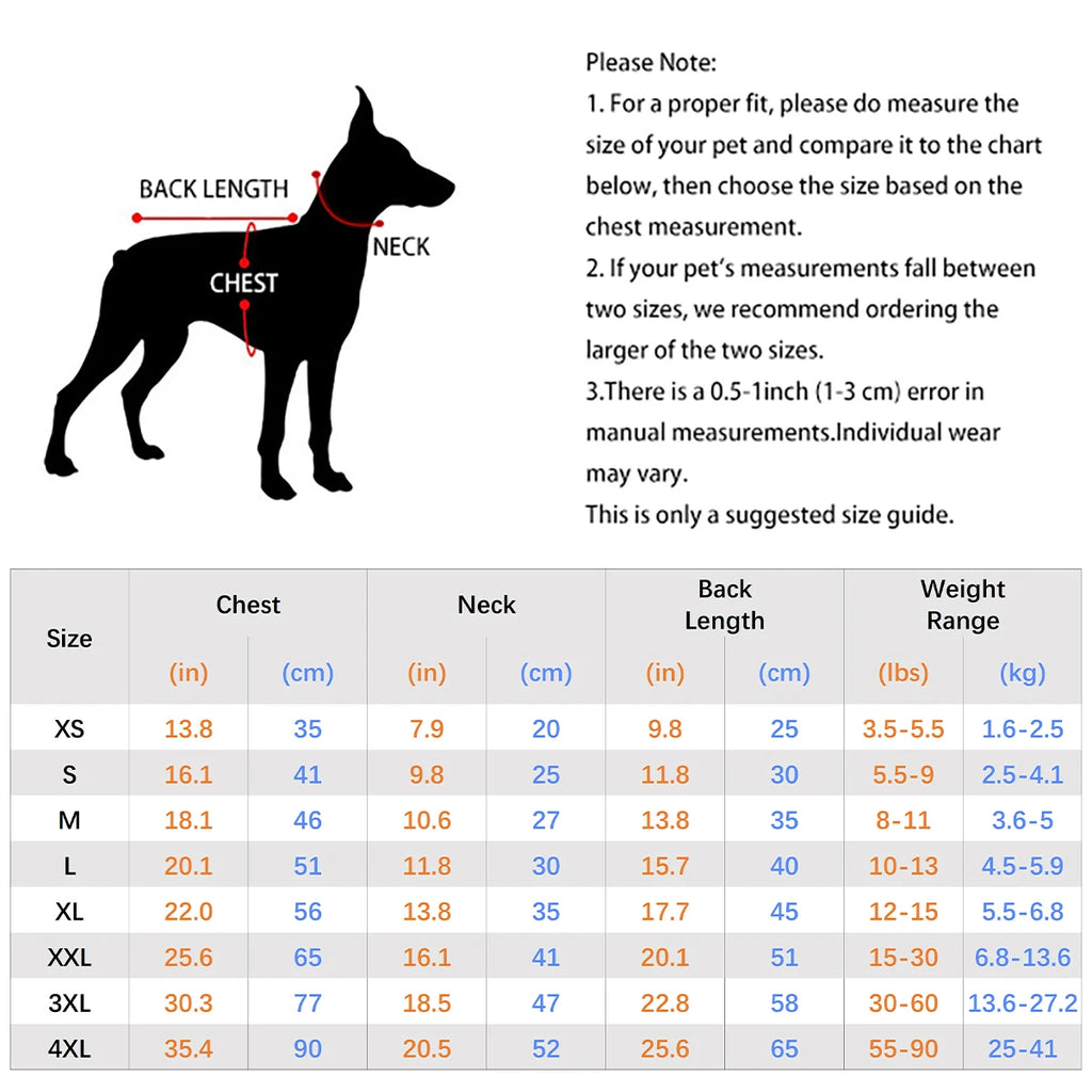 Sun Protection Dog Shirts with Reflective Strips, Quick Dry, Soft Stretchy Fabric, Available in Sizes for Small to Large Dogs!
