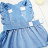 Spring Summer Dog Dress for Small Kitten Dogs Clothes Puppy Letters Embroidered Jean Strap Dresses Chihuahua Skirts Pet Costumes