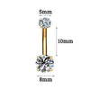1PC 316L Surgical Steel Belly Button Rings Crystal Piercing Navel Piercing Earring Belly Piercing Sexy Body Jewelry Ombligo
