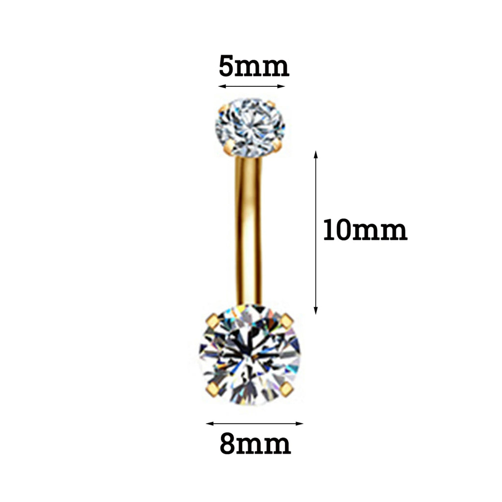 1PC 316L Surgical Steel Belly Button Rings Crystal Piercing Navel Piercing Earring Belly Piercing Sexy Body Jewelry Ombligo