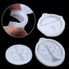 DIY Clover Bell Tree Earrings Silicone Epoxy Mold DIY Keychain Pendant Jewelry Crafting Mould for Valentine Love Gift