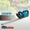 Brushed 2000W Electric Hedge Trimmer 15000RPM Lawn Mower Garden Landscaping Hedge Pruner Trimmer Tool For Makita 18V Battery Pin