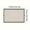 Portable pet safety door: Durable nylon barrier suitable for stairs and balconies - no drilling required pet gate