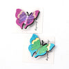35mm Cute Pear Brooch (Safty Pin) Laser cut Acrylic Jewelry For Baby Girl Gift