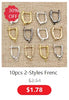 20pcs 16x9mm No Fade 316 Stainless Steel Double Loops Hand Charms Pendant DIY Jewelry Findings Connector for Necklace Bracelet