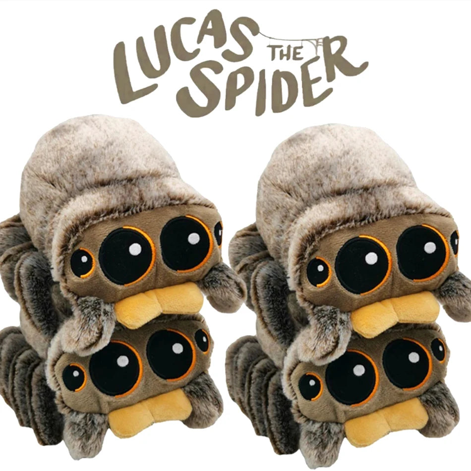 Stuffed Soft Animals Plushies Spider Toy Black Little Lucas Simulated Pillow Doll Anime Game Room Pillow Decora Kid Gift