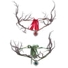 Unique Branch Headband with Pendant Christmas Headpiece Ethnic Forehead Jewelry for Women Prom Party