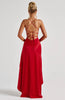 Elegant Dress Women 2025 Summer Sexy Spaghetti Strap Sleeveless Maxi Long Dress Casual