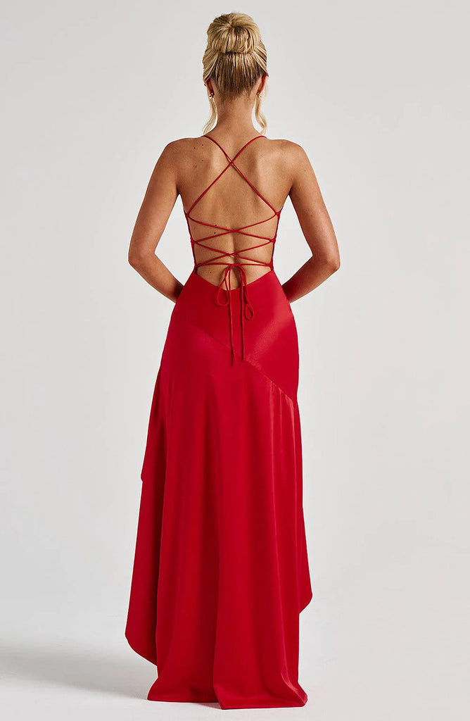 Elegant Dress Women 2025 Summer Sexy Spaghetti Strap Sleeveless Maxi Long Dress Casual