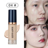 Beauty Glazed 6 Color Liquid Foundation Concealer - Full Coverage, Long-Lasting, Waterproof, Natural Effect,