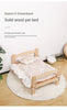 summer and winter four-season universal floor-standing wooden removable and washable princess bed cat bed