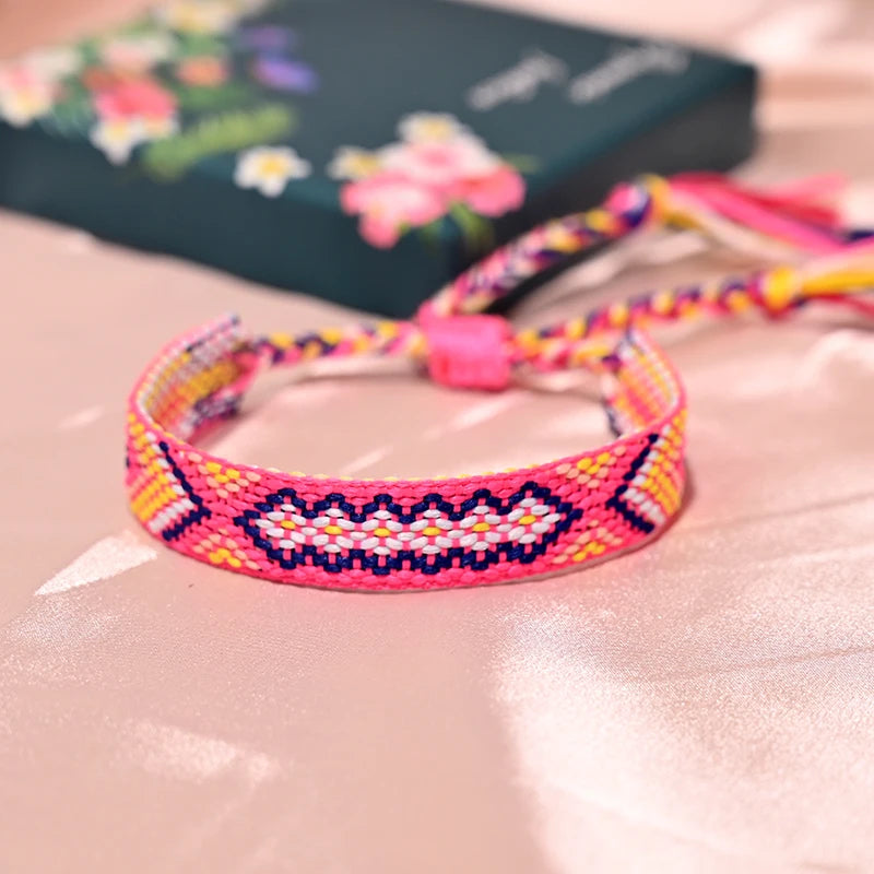 12 Colors Bohemia Friendship Tassel Bracelet for Women Fashion Cotton Rope Weaveing Summer Beach Boho Girl Bracelets