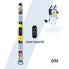 Bluey Bingo Family Printed Cartoon Electronic Watch Cool Colorful Waterproof Anime Toy Watch Wrist Strap Kids Birthday Gift