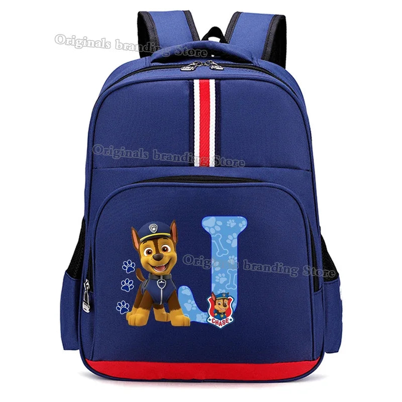 Paws Patrols School Bag Anime Kid Boy Girl Knapsack Teenager Printed Backpack Student Large Capacity Book Bag Rucksack Children