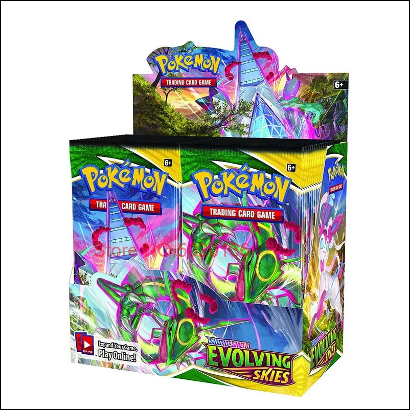 Pokemon Cards GX EX Hidden Fates English Trading Card Shining Game Versions 36 Pack Collection Toys