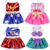 Dog Dress Puppy Luxury Skirt Summer Pet Princess Clothes Sweet Dog Clothes for Small Dogs Pet Floral Dog Skirt Fancy Cat Dress