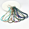 Yumfeel Bohemian Colorful Natural Stone 4mm Round Beads Necklaces Women Summer Friendship Neck Jewelry Fashion Vacation Chokers