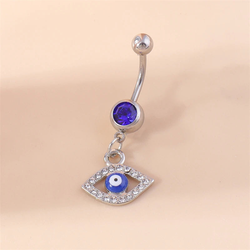 Fashion Fruit Cherry Belly Button Rings Sexy Navel Rings Belly Piercing Body Jewelry for Women Girl Party Holiday Jewelry Gifts
