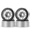 AXSPEED 4Pcs Metal 1.9"/2.2inch Beadlock Wheel Rims 25/35mm for Axial SCX10 Wraith TRX-4 D90 1/10 RC Crawler Car Upgrade Parts