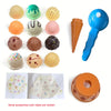 Children Simulation Food Kitchen Toy lceCream Stack Up Play Kids Pretend PlayToys Educational Toys For Baby Gifts