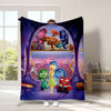 2024 New Inside Out 2 Plush Blanket Emotional Figures Summer Winter Flannel Blanket Soft Cozy Throw Sofa Bed Kids Birthday Gift