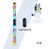 Bluey Bingo Family Printed Cartoon Electronic Watch Cool Colorful Waterproof Anime Toy Watch Wrist Strap Kids Birthday Gift