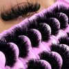 “7 Pairs 3D Mink Lashes Pack – 15-25mm Wispy Natural False Eyelashes Bulk with Custom Box, Wholesale Short Mink Lashes”