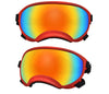 ATUBAN Dog Goggles Anti UV Strong Impact Resistance Adjustable Elastic Puppy Large Breed Dog Goggles Breathable Pet Sunglasses