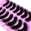 “7 Pairs 3D Mink Lashes Pack – 15-25mm Wispy Natural False Eyelashes Bulk with Custom Box, Wholesale Short Mink Lashes”