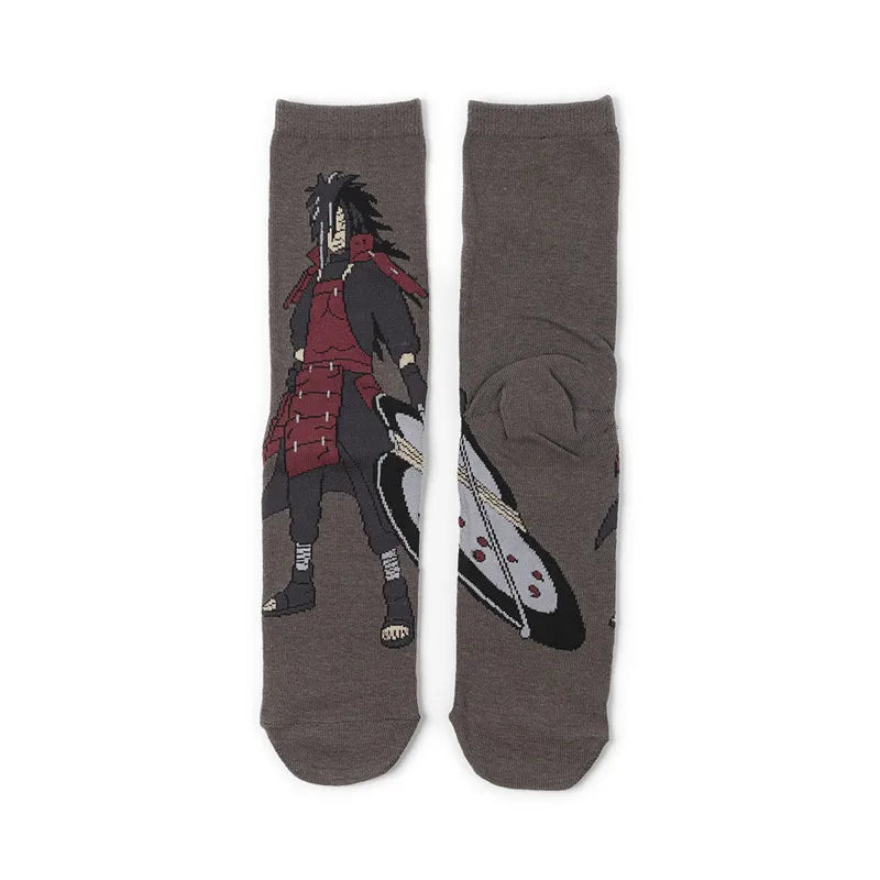 New 1 pair of Bandai cartoon men's and women's socks cartoon personality skateboard socks anime mid tube cotton neutral socks