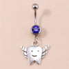 Fashion Fruit Cherry Belly Button Rings Sexy Navel Rings Belly Piercing Body Jewelry for Women Girl Party Holiday Jewelry Gifts