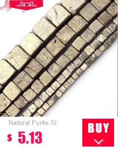 Natural Pyrite Donut Circle Round Silvers Gray Beads Stone For Necklace Pandant Earring Jewelry Making 1 Pcs 25/35/40mm