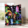 2024 New Inside Out 2 Plush Blanket Emotional Figures Summer Winter Flannel Blanket Soft Cozy Throw Sofa Bed Kids Birthday Gift
