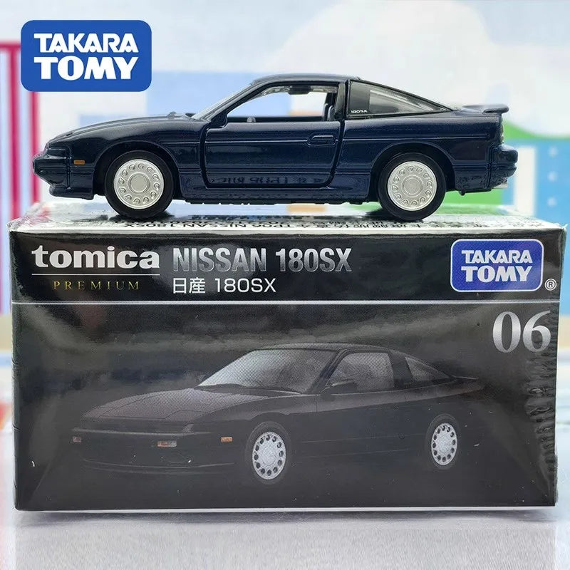 Takara Tomy Tomica Premium 06 Nissan 180SX Mini Car Toy Alloy car Diecast Model Replica Series Children Gifts Boy Toys