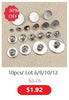 20pcs 16x9mm No Fade 316 Stainless Steel Double Loops Hand Charms Pendant DIY Jewelry Findings Connector for Necklace Bracelet