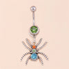 Fashion Fruit Cherry Belly Button Rings Sexy Navel Rings Belly Piercing Body Jewelry for Women Girl Party Holiday Jewelry Gifts