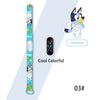 Bluey Bingo Family Printed Cartoon Electronic Watch Cool Colorful Waterproof Anime Toy Watch Wrist Strap Kids Birthday Gift