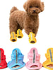 4pc/set Summer Non-slip Breathable Dog Shoes Sandals for Small Dogs Pet Dog Socks Sneakers for Dogs Puppy Blue Cat Shoes Boots