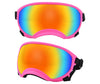 ATUBAN Dog Goggles Anti UV Strong Impact Resistance Adjustable Elastic Puppy Large Breed Dog Goggles Breathable Pet Sunglasses