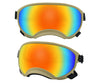 ATUBAN Dog Goggles Anti UV Strong Impact Resistance Adjustable Elastic Puppy Large Breed Dog Goggles Breathable Pet Sunglasses