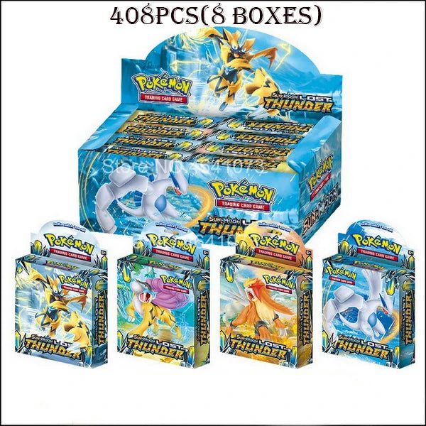 Pokemon Cards GX EX Hidden Fates English Trading Card Shining Game Versions 36 Pack Collection Toys