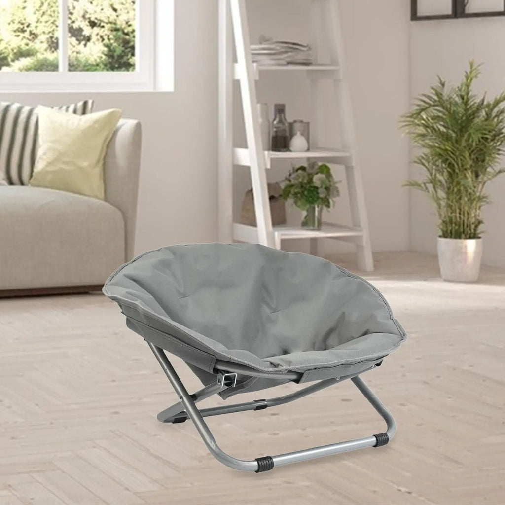Elevated Dogs Bed, Foldable Raised Bed, Rest Sofa Scratch Resistant Sleeping Furniture, Iron Frame Cozy Cot Comfortable Chair