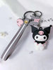 Sanrio Hello Kitty Keychain Kawaii Cartoon Kuromi Car Key Ring Melody Cute Cinnamoroll Backpack Pendant Ornaments Girls Gifts